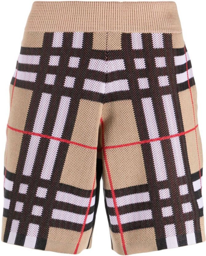 Burberry Vintage Check bermuda shorts Beige