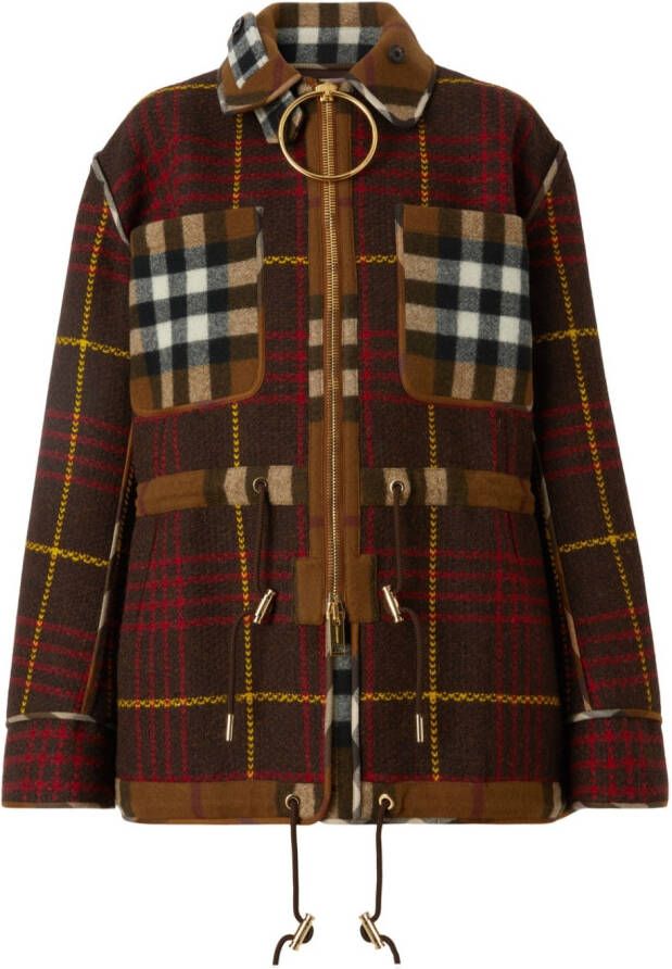 Burberry vintage-check print jacket Bruin