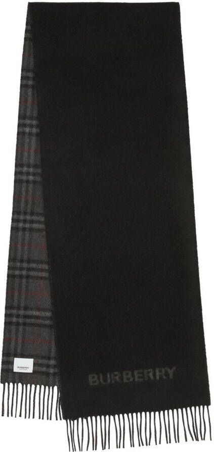Burberry Vintage Check sjaal Zwart