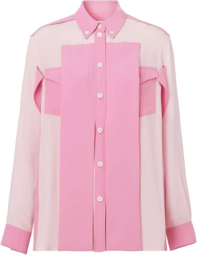 Burberry Zijden blouse Roze