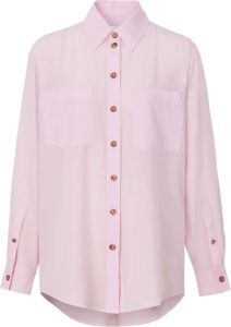 Burberry Zijden blouse Roze
