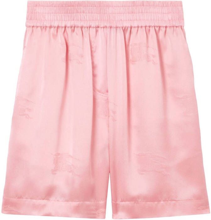 Burberry Zijden shorts Roze
