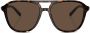 Bvlgari Zonnebril met rond montuur Groen - Thumbnail 1