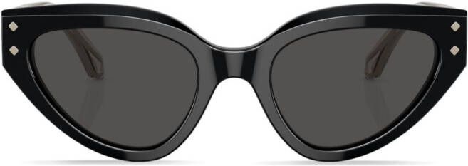 Bvlgari Zonnebril met cat-eye montuur Zwart