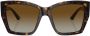 Bvlgari Zonnebril met oversized montuur Groen - Thumbnail 1