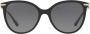 Bvlgari Zonnebril met oversized rond montuur Zwart - Thumbnail 1