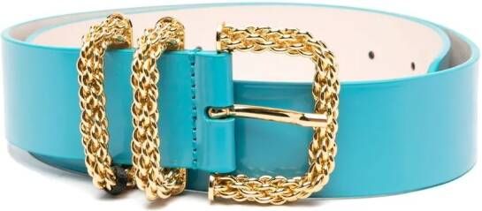BY FAR Leren gespriem Blauw