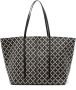 By Malene Birger Abi shopper met monogramprint Zwart - Thumbnail 1