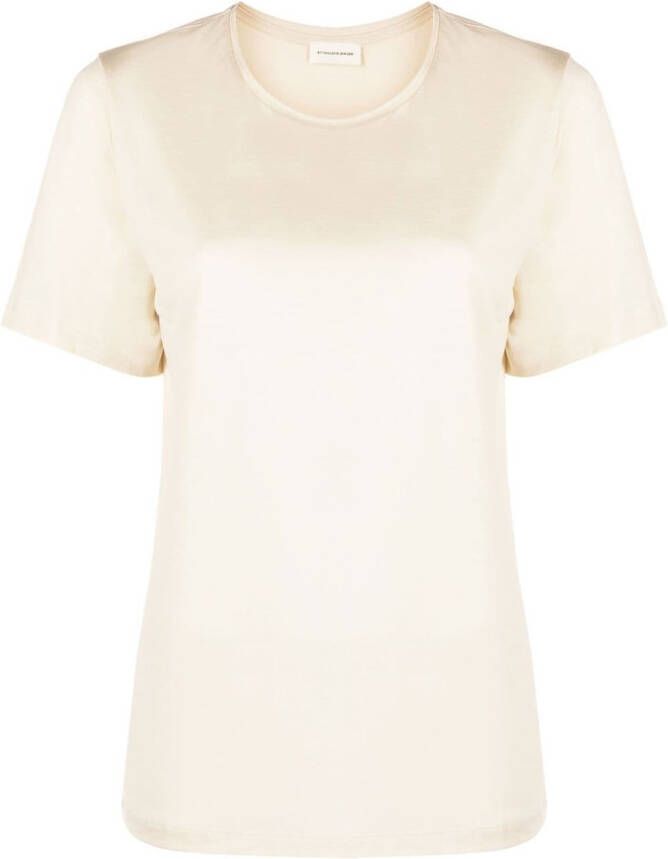 By Malene Birger T-shirt met korte mouwen Beige