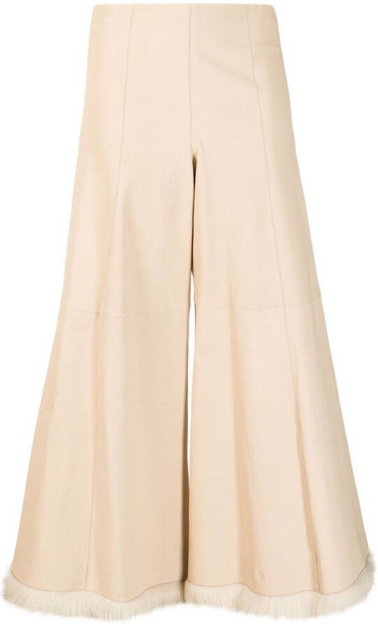 By Malene Birger High waist culotte Beige