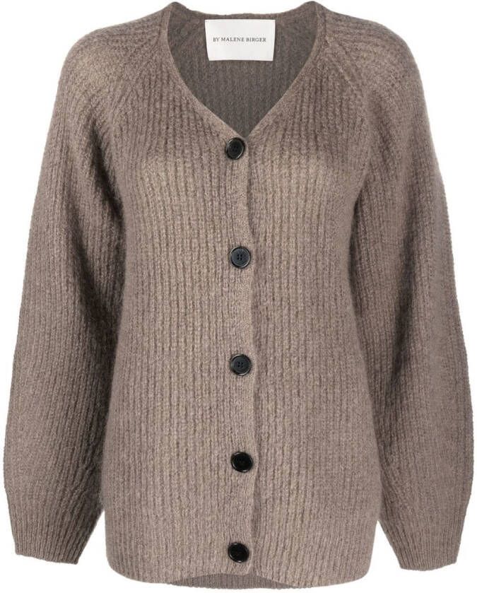 By Malene Birger Vest met pofmouwen Bruin