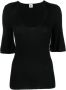By Malene Birger T-shirt met ronde hals Zwart - Thumbnail 1