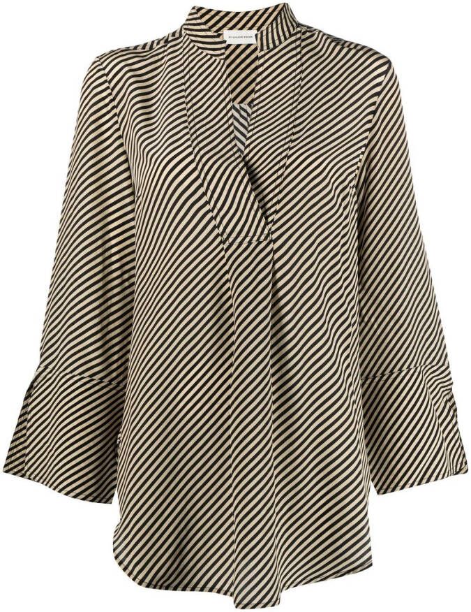 By Malene Birger Zijden blouse Beige