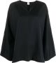 By Malene Birger Blouse met splitten in de mouwen Zwart - Thumbnail 1