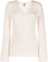 By Malene Birger Top met ronde hals Wit - Thumbnail 1