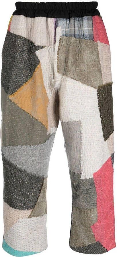 By Walid Broek met patchwork Beige