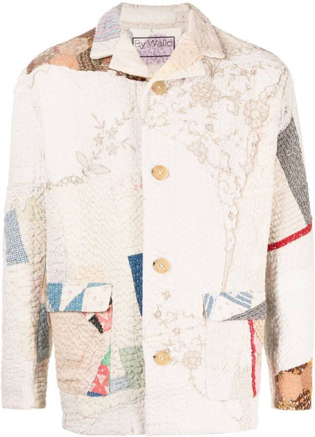 By Walid Jack met patchwork Beige