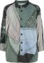 By Walid Overhemd met patchwork Groen - Thumbnail 1