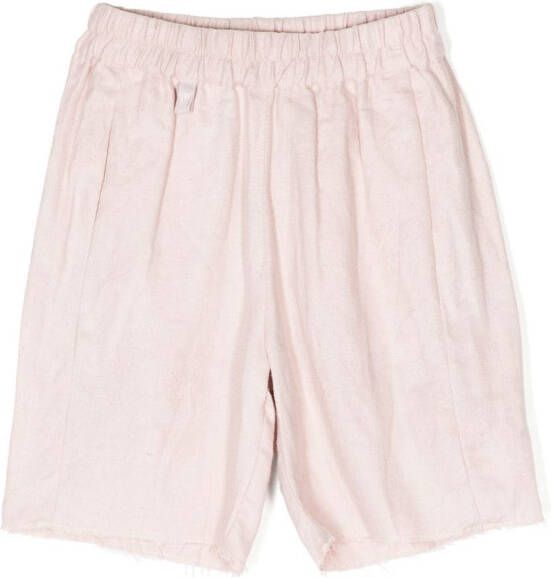By Walid x Kindred shorts met elastische tailleband Roze