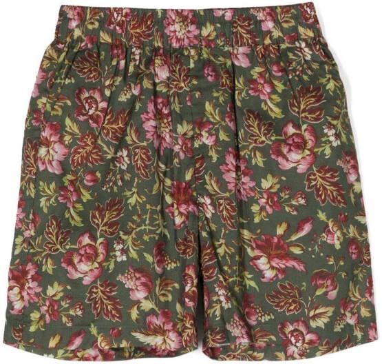 By Walid x Kindred shorts met all-over print Groen