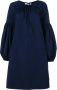 Calvin Klein bell-sleeved dress Blauw - Thumbnail 1