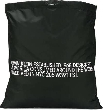 Calvin Klein slogan draagtas Zwart