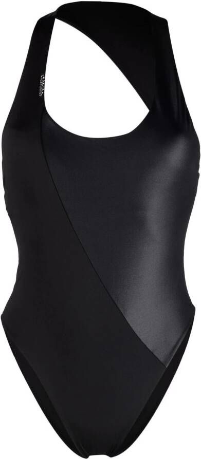 Calvin Klein Asymmetrisch badpak Zwart