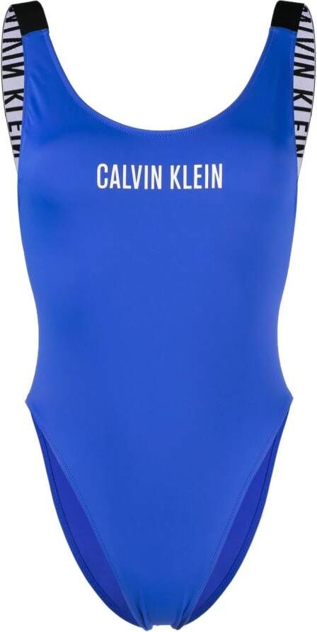 Calvin Klein Badpak met logoprint Blauw