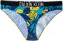 Calvin Klein Bikinislip met print Blauw - Thumbnail 1