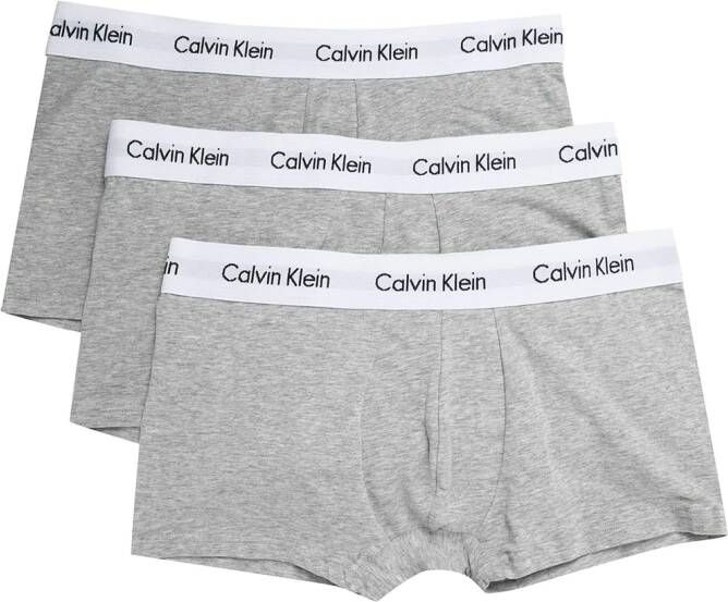 Calvin Klein Boxershorts met elastische tailleband Grijs