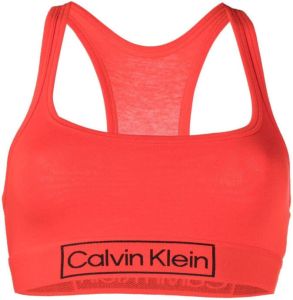 Calvin Klein Bralette met logo Rood
