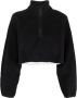 Calvin Klein Cropped sweater Zwart - Thumbnail 1
