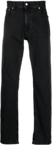 Calvin Klein dark-wash straight-leg jeans Zwart