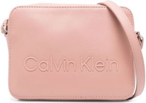 Calvin Klein Crossbodytas met logo-reliëf Roze