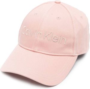Calvin Klein Honkbalpet met geborduurd logo Roze