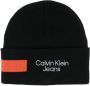 Calvin Klein Muts met geborduurd logo Zwart - Thumbnail 1