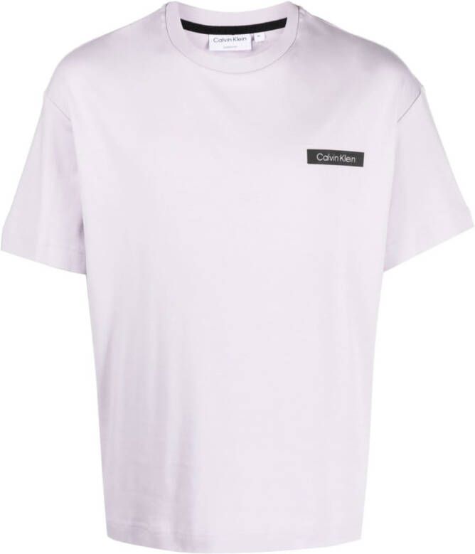 Calvin Klein T-shirt met print Paars