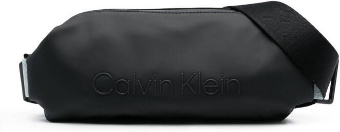 Calvin Klein Heuptas met logo-reliëf Zwart