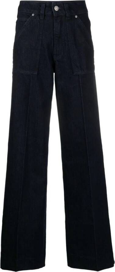 Calvin Klein High waist jeans Blauw