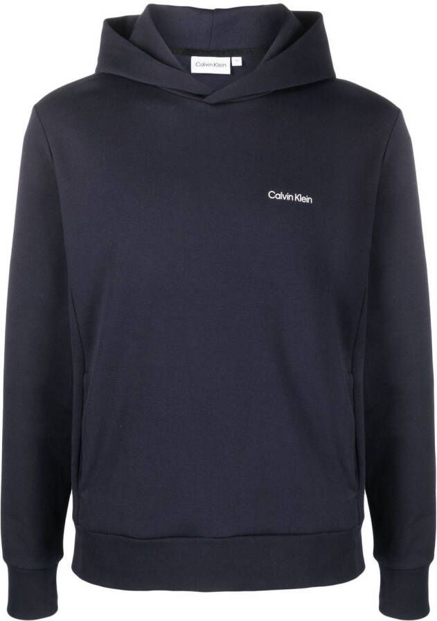 Calvin Klein Hoodie met logoprint Blauw