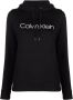 Calvin Klein Hoodie met logoprint Zwart - Thumbnail 1