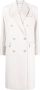 Calvin Klein Jas met dubbele rij knopen Beige - Thumbnail 1
