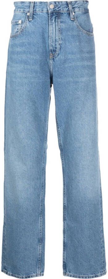 Calvin Klein Jeans 90s straight jeans Blauw