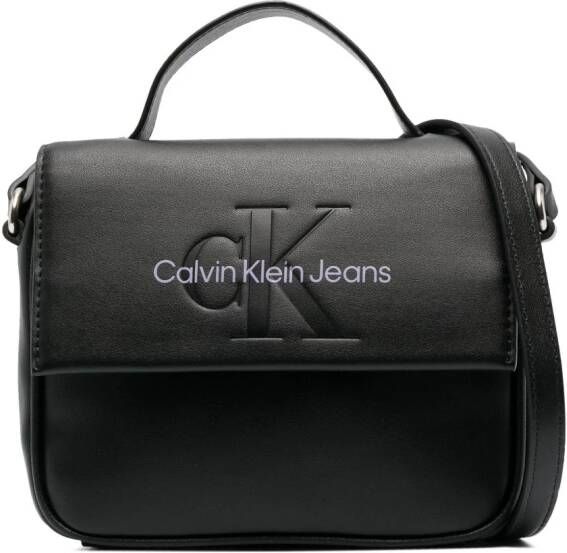 Calvin Klein Jeans Boxy crossbodytas Zwart