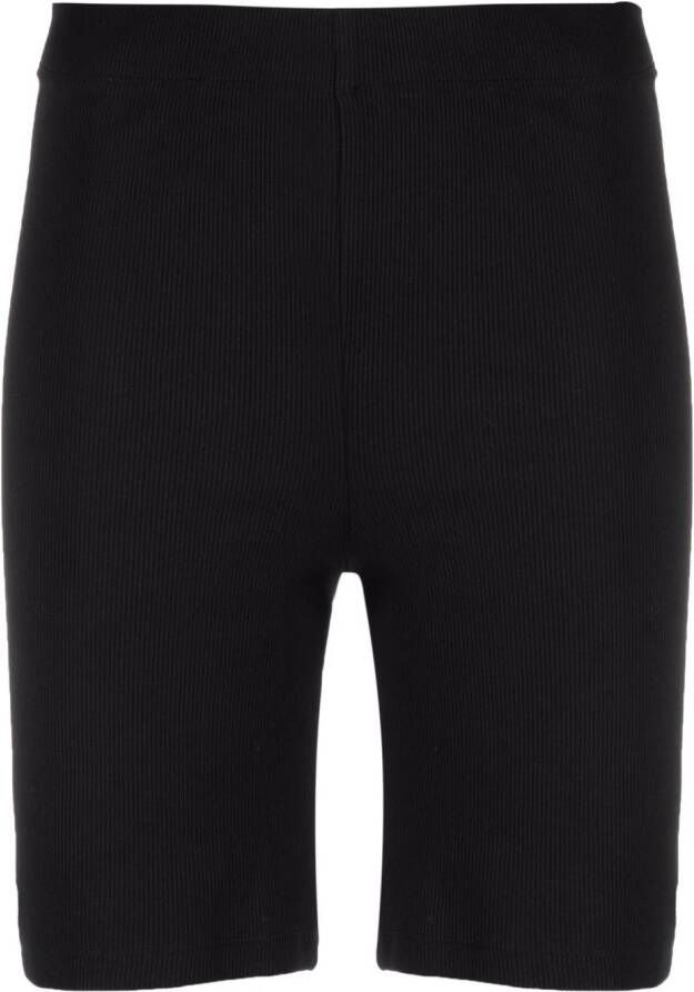Calvin Klein Jeans Fietsshorts met geborduurd logo Zwart