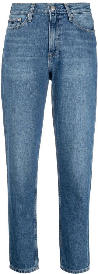 Calvin Klein Jeans met toelopende pijpen Blauw