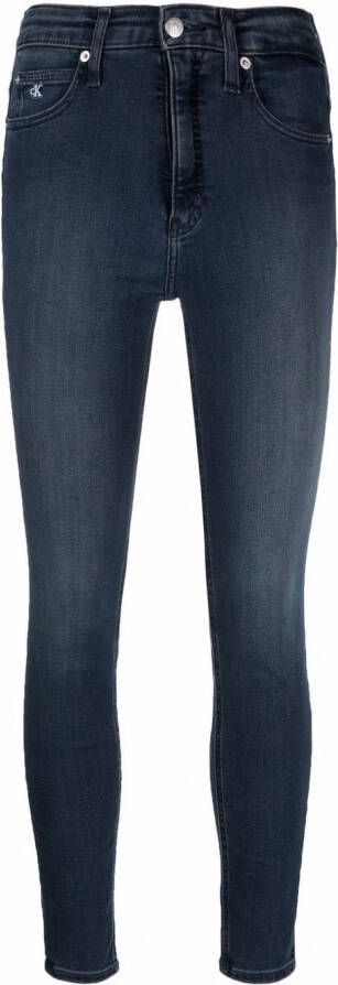 Calvin Klein Jeans High waist jeans Blauw