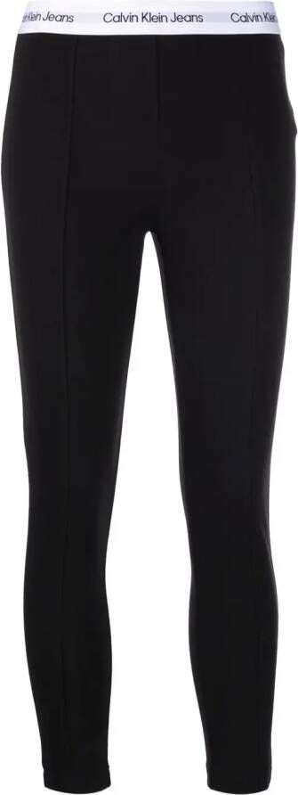 Calvin Klein Jeans Legging met logoband Zwart