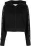Calvin Klein Jeans Hoodie met rits Zwart - Thumbnail 1