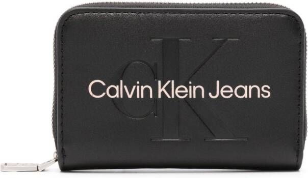 Calvin Klein Jeans Portemonnee van imitatieleer Zwart
